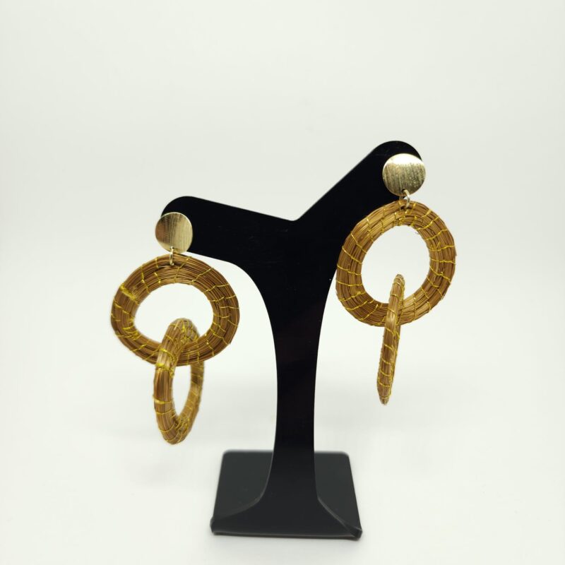 Brinco Capim Dourado Corrente redondo