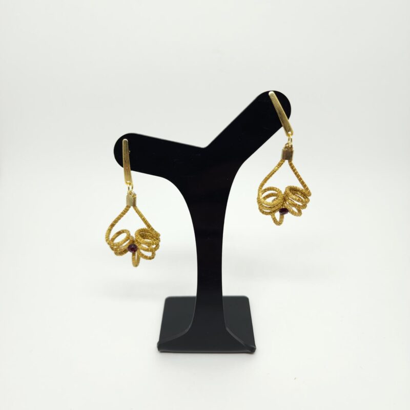 Brinco Capim Dourado Caracol mini