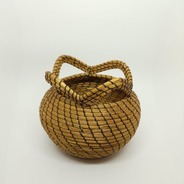#VASO CAPIM DOURADO LINHA PRETA G