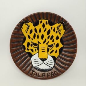 #PRATO ND CERAMICA FAUNA ONÇA JALAPÃO