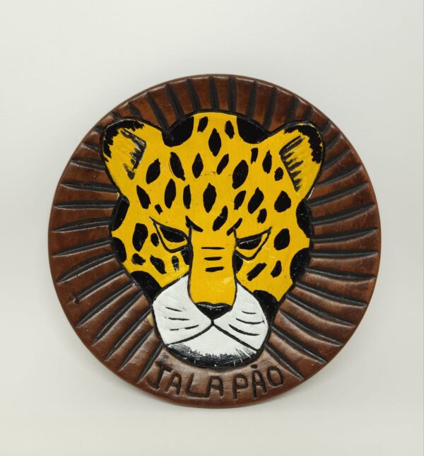 #PRATO ND CERAMICA FAUNA ONÇA JALAPÃO