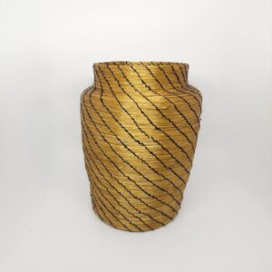 VASO C. DOURADO LINHA PRETA  LISO 11X19