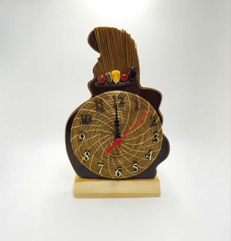 ##RELOGIO MAPA TO C/ MANDALA C.DOURADO LINHA BURITI