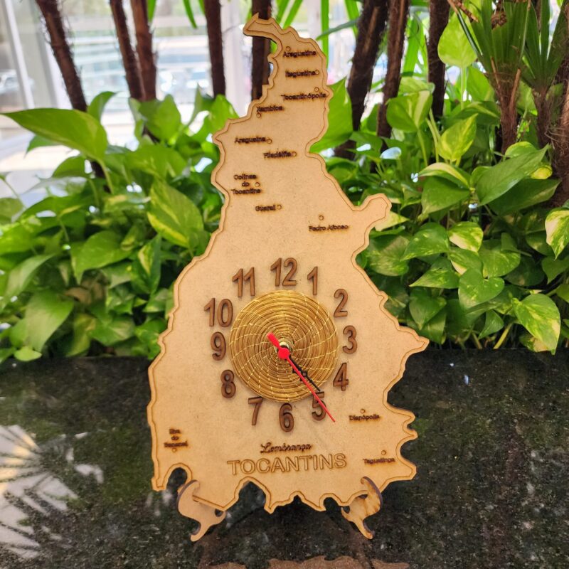 #RELOGIO MAPA TO MDF 34CM