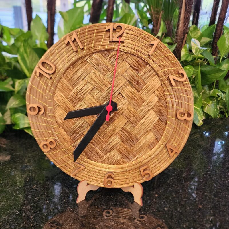 #RELOGIO MANDALA TAPETI  24CM