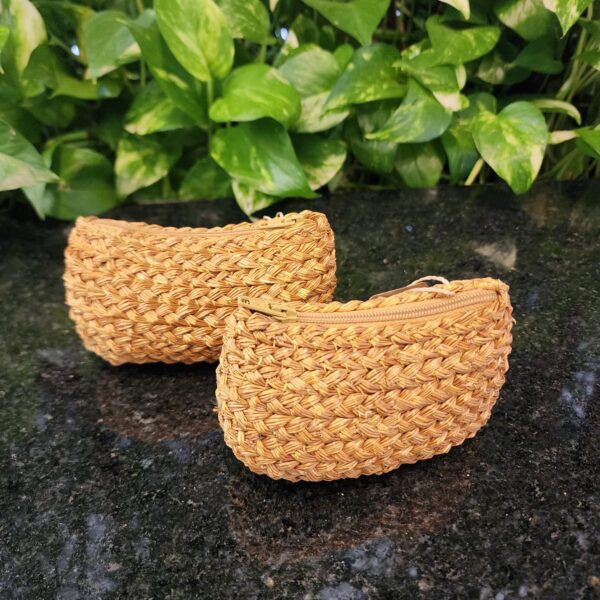 #MINI BOLSA PORTA MOEDA  12CM TODA C.DOURADO