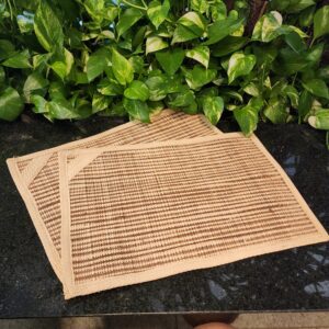 #APARADOR DE PRATO FIBRA BURITI RETANGULAR