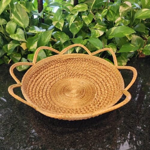 #CESTA C.DOURADO  LINHA DOURADA 33X33X11