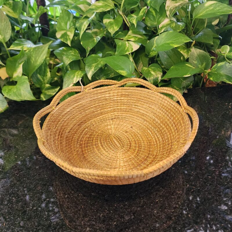 #CESTA C.DOURADO LINHA DOURADA 25X25X6