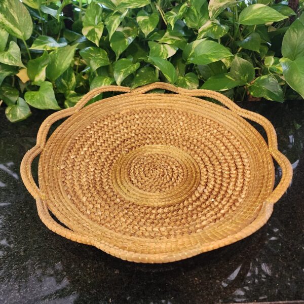 #CESTA C.DOURADO LINHA DOURADA 38X38X6