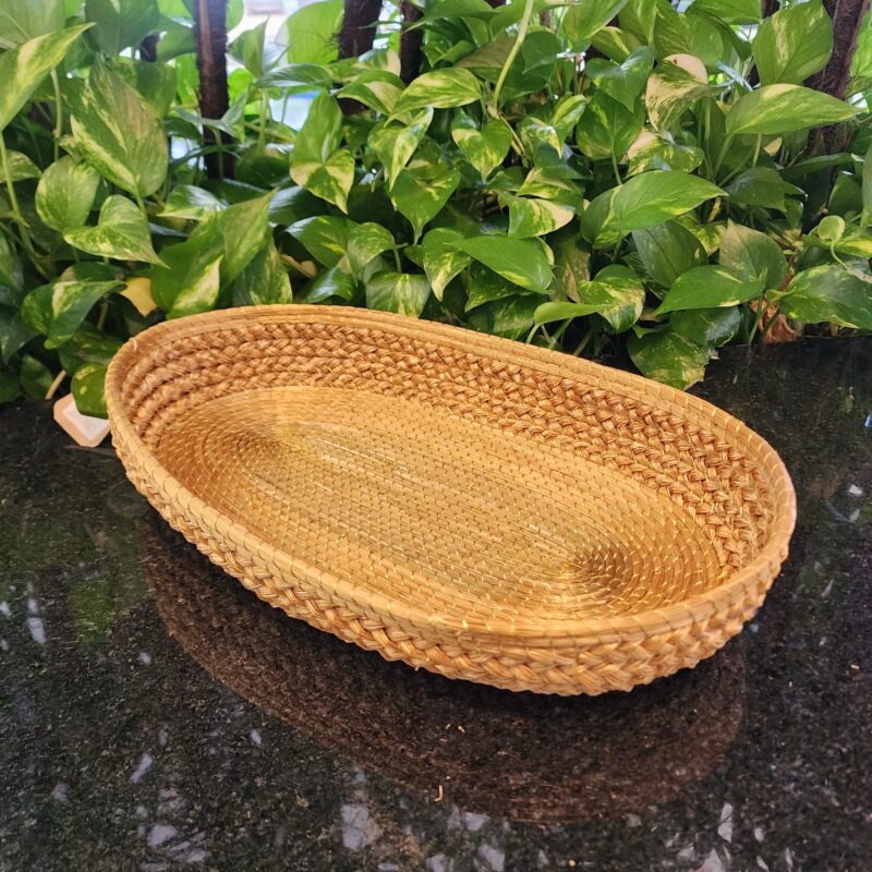 ##CESTA C.DOURADO LINHA DOURADA FECHADA OVAL  40X26X5