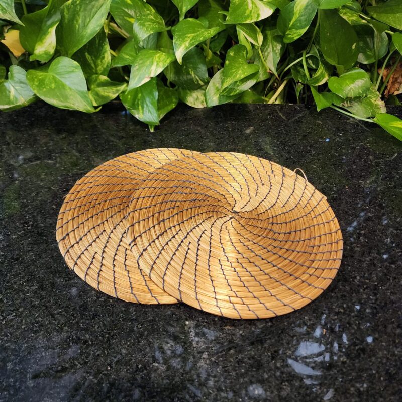 #MANDALA C.D  LINHA PRETA 20CM