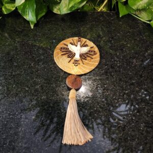 #MANDALA  C/ DIVINO RESINA  + ESPLENDOR  MDF C/ POMPOM