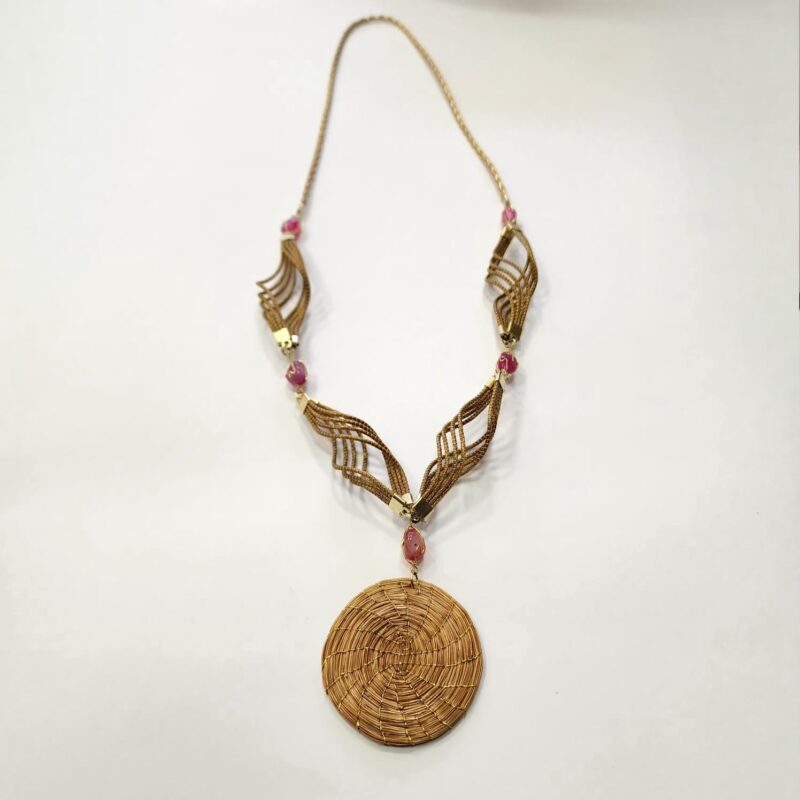 #COLAR CAPIM DOURADO