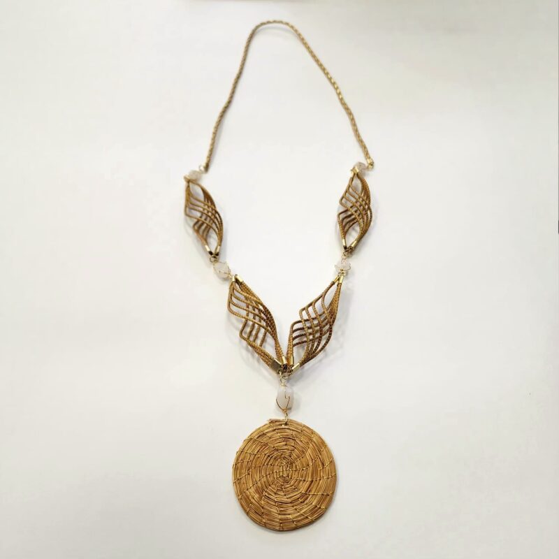 #COLAR CAPIM DOURADO