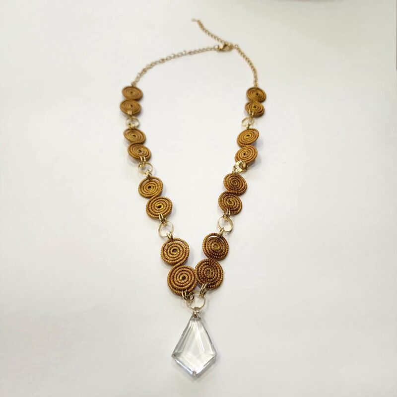 #COLAR CAPIM DOURADO