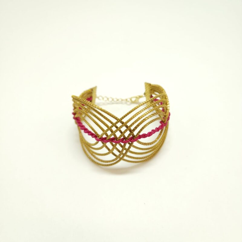 #BRACELETE CAPIM DOURADO #