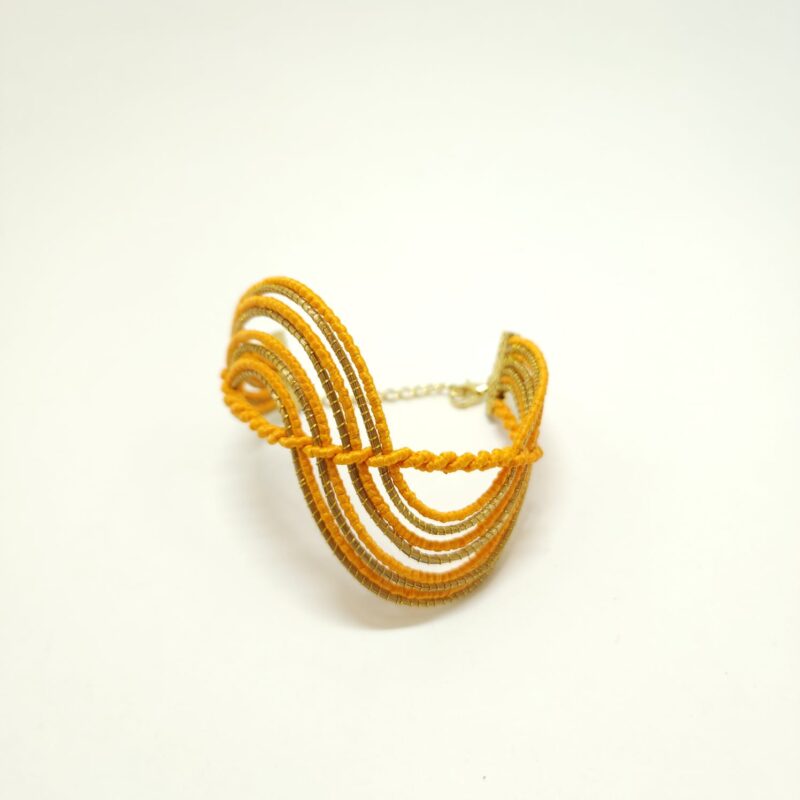 #BRACELETE CAPIM DOURADO #