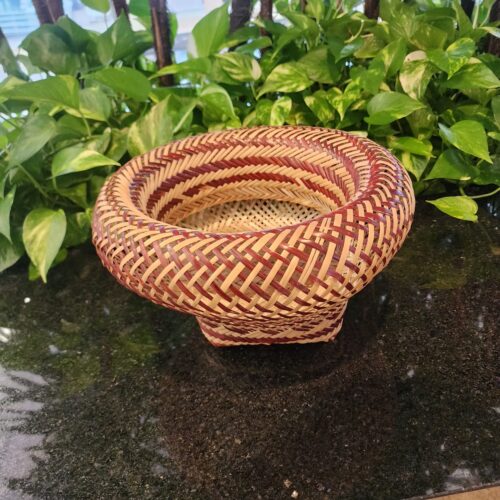 #CESTA MARROM/NATURAL