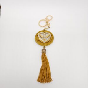 #CHAVEIRO DIVINO C/ POMPOM