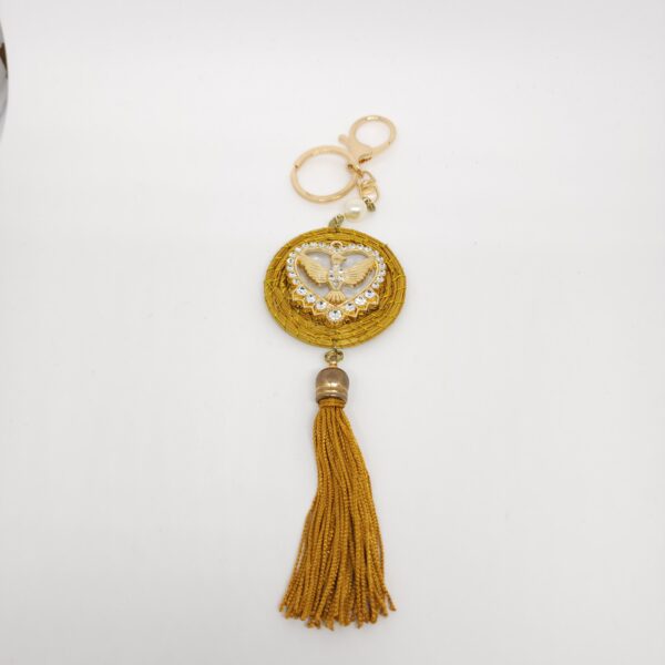 #CHAVEIRO DIVINO C/ POMPOM