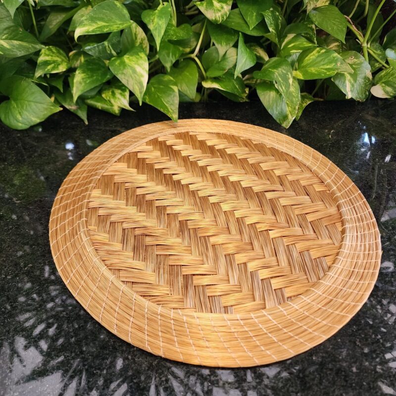 #MANDALA C.DOURADO TAPETI 34CM SELEÇÃO
