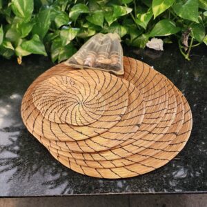 #KIT MESA POSTA CAPIM DOURADO LINHA PRETA
