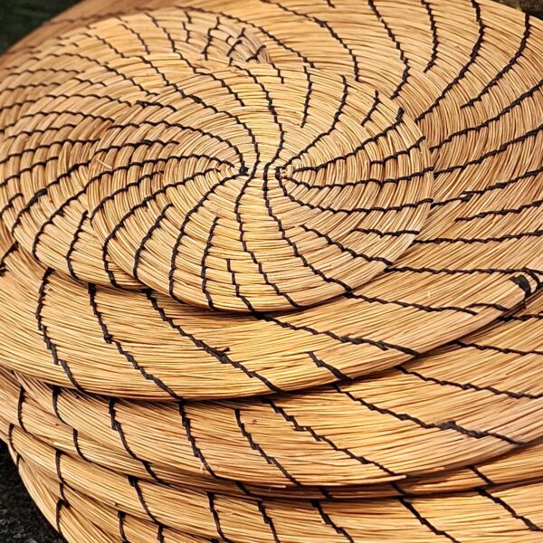 #KIT MESA POSTA CAPIM DOURADO LINHA PRETA - Imagem 2