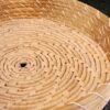 ##BANDEJA COM CAPIM DOURADO + FIBRA NATURAL 22CM