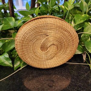 #BOLSA CAPIM DOURADO COM ALÇA OVAL INFINITO