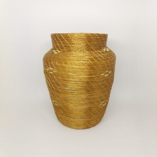 #VASO C. DOURADO LINHA DOURADA C/ DETALHE M 16X20