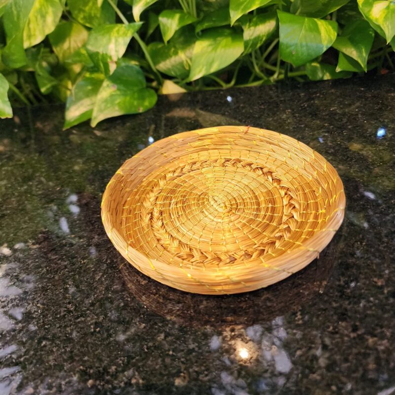 ##MINI BANDEJA CAPIM DOURADO BAIXA LINHA DOURADA G