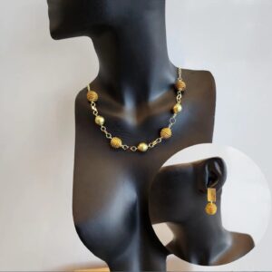 #CONJUNTO COLAR + BRINCO