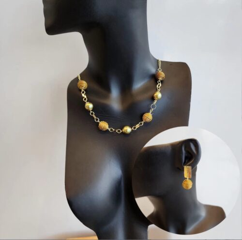 #CONJUNTO COLAR + BRINCO