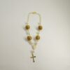 #TERÇO PULSEIRA + C.DOURADO