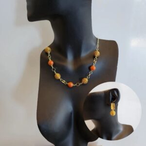 #CONJUNTO COLAR + BRINCO