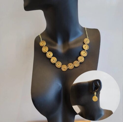 #CONJUNTO COLAR + BRINCO