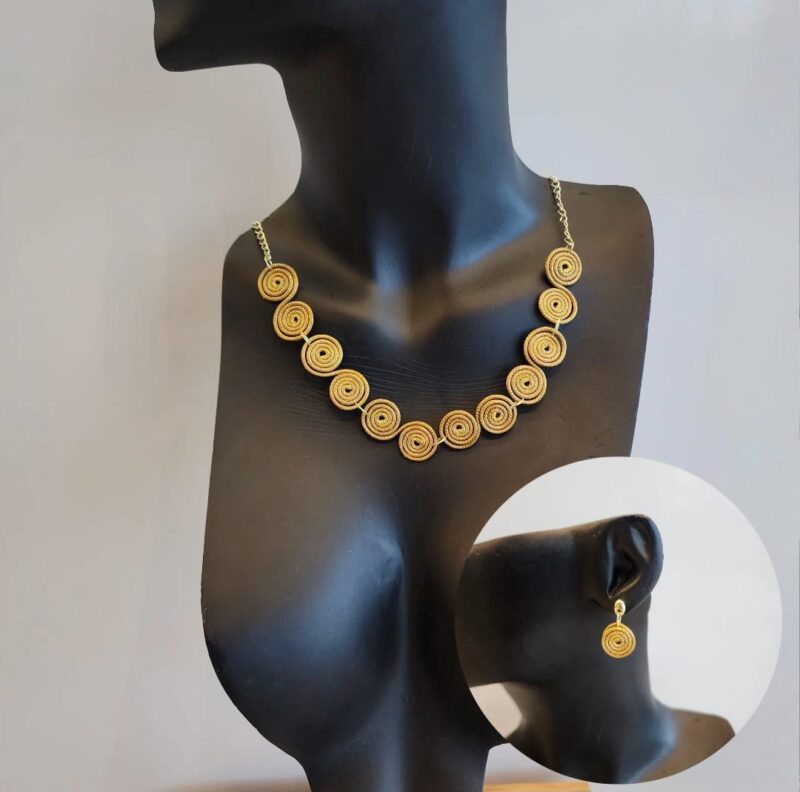 #CONJUNTO COLAR + BRINCO