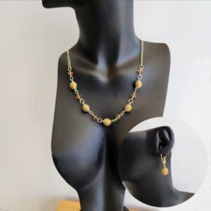 #CONJUNTO COLAR + BRINCO