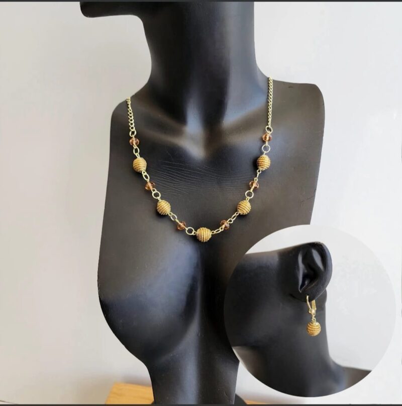 #CONJUNTO COLAR + BRINCO