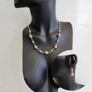 #CONJUNTO COLAR + BRINCO