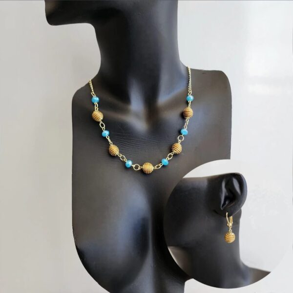 #CONJUNTO COLAR + BRINCO - Imagem 3