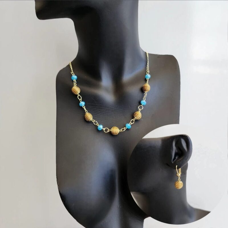 #CONJUNTO COLAR + BRINCO