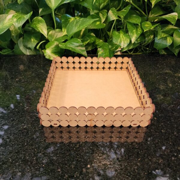 #BANDEJA  MDF  18x18x4,5