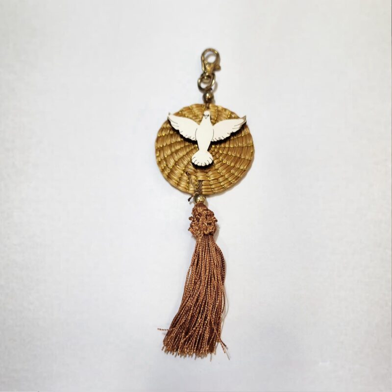 #CHAVEIRO DIVINO COM MOSQUETAO