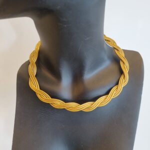 #CONJUNTO COLAR CAPIM DOURADO + PULSEIRA