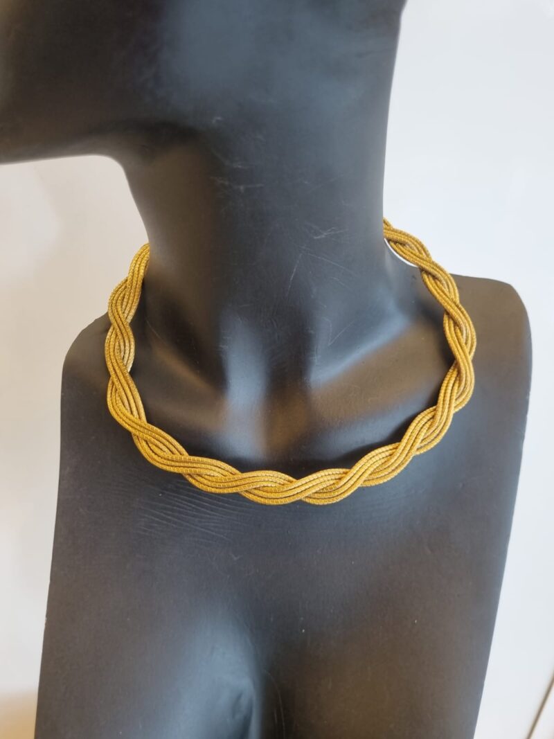#CONJUNTO COLAR CAPIM DOURADO + PULSEIRA