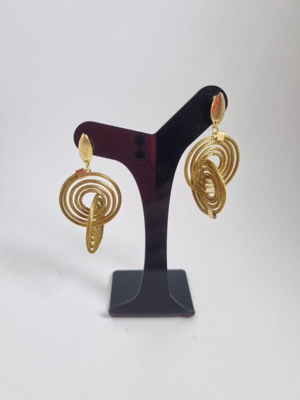 #CONJUNTO COLAR CAPIM DOURADO + BRINCO - Imagem 2