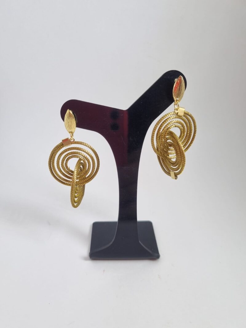 #CONJUNTO COLAR CAPIM DOURADO + BRINCO