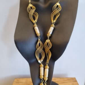 #COLAR  CAPIM DOURADO